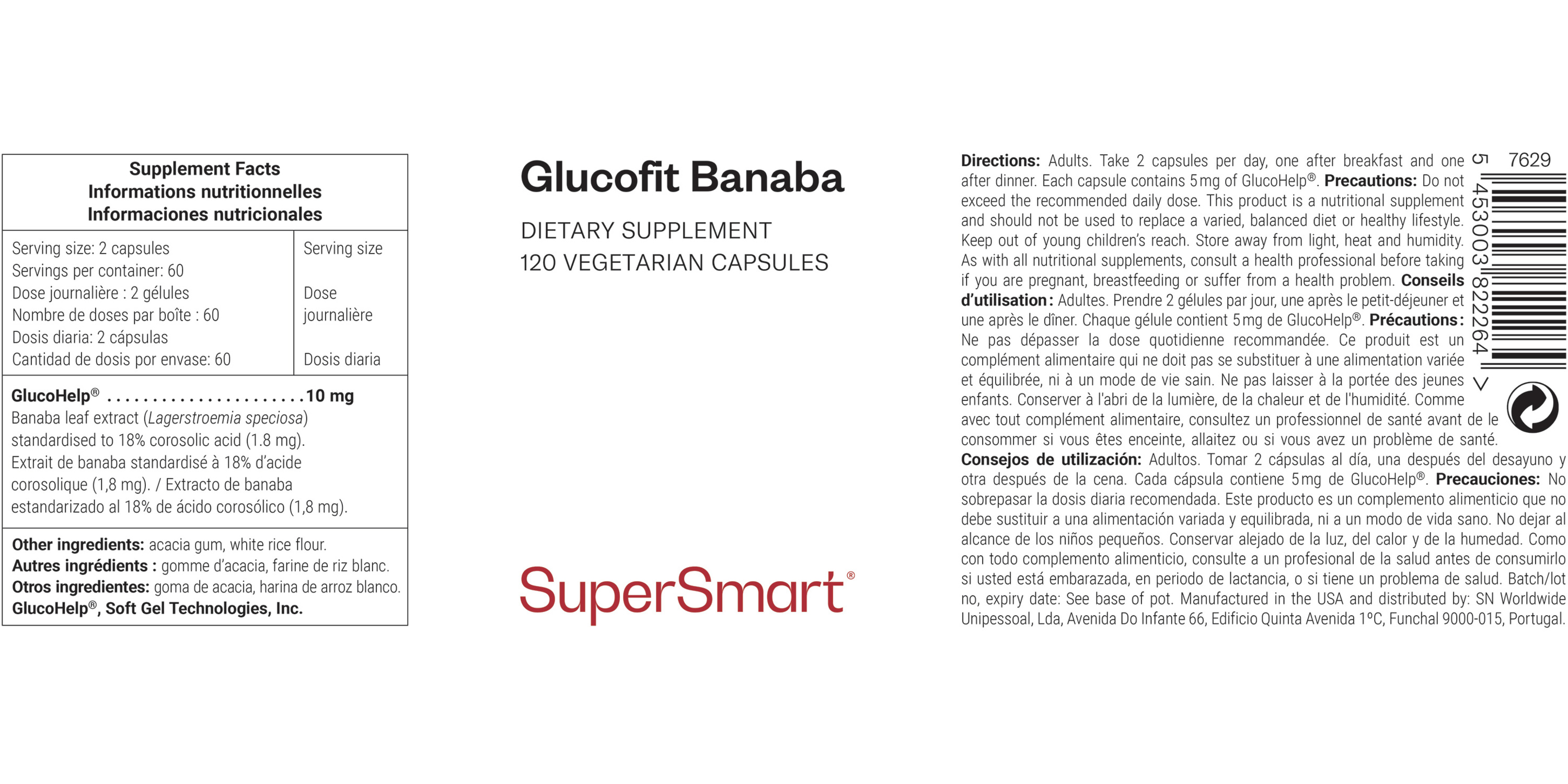 Glucofit Banaba Botanical Supplement for Overall Support.*