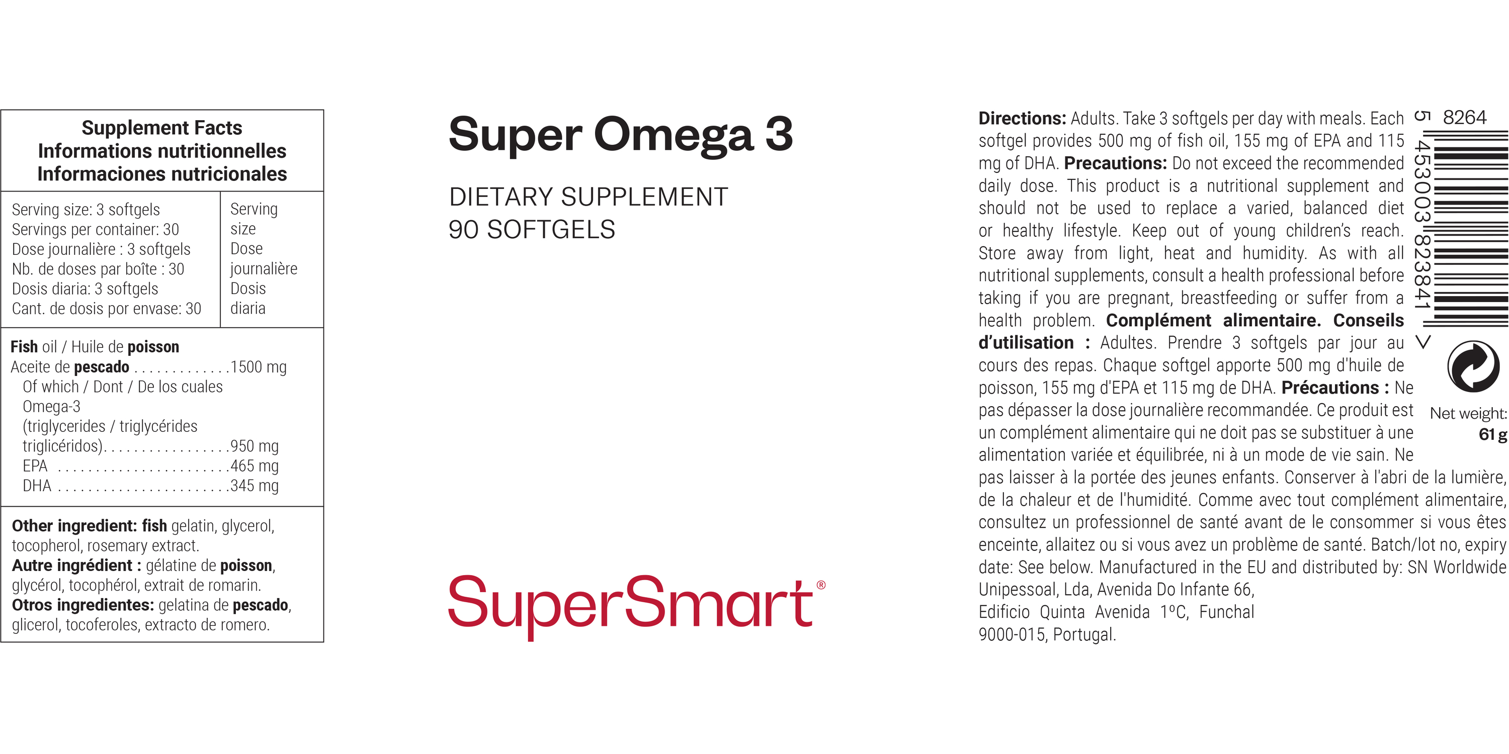 Super Omega 3 Supplement