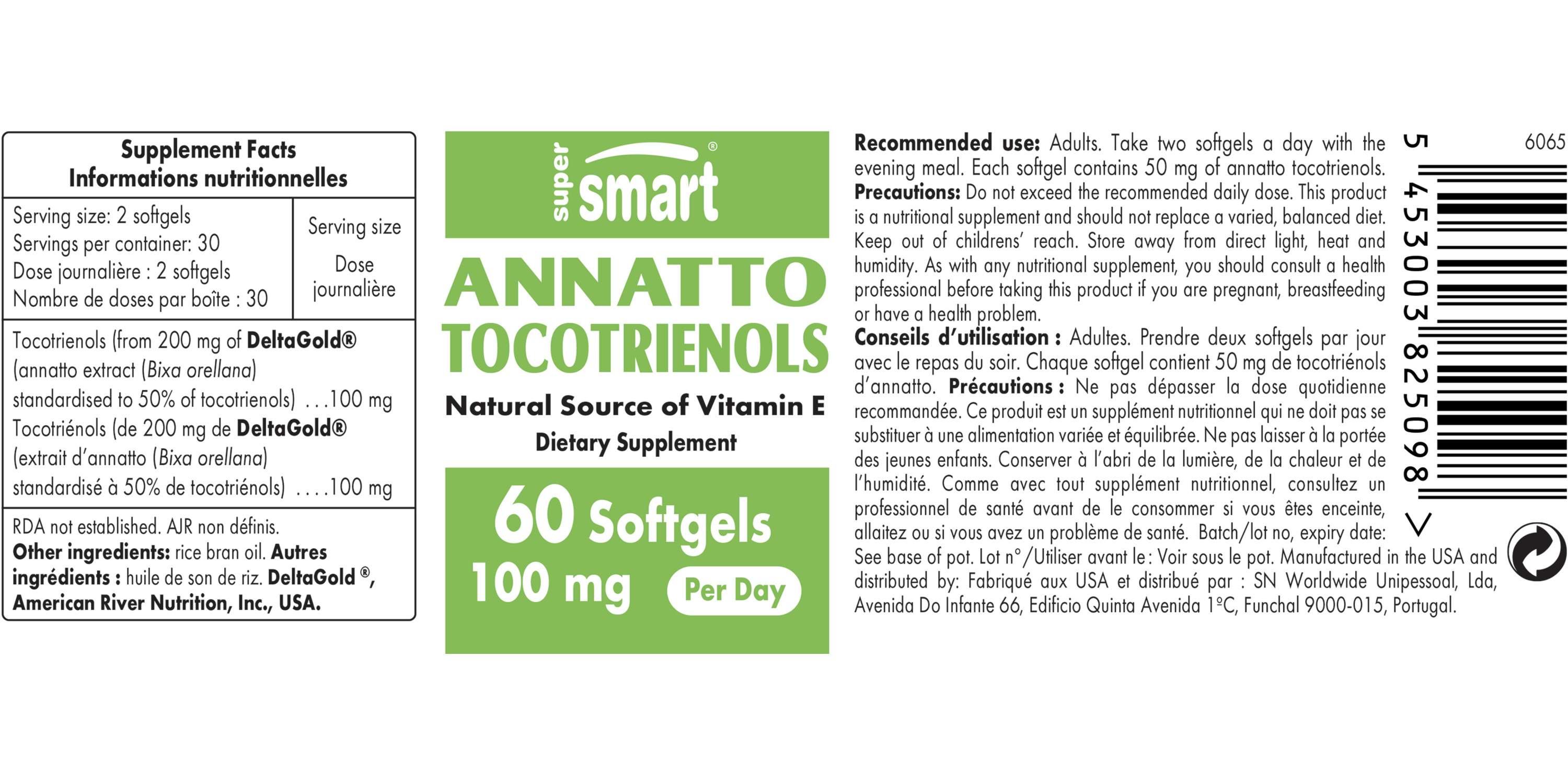 Annatto Tocotrienols Supplement