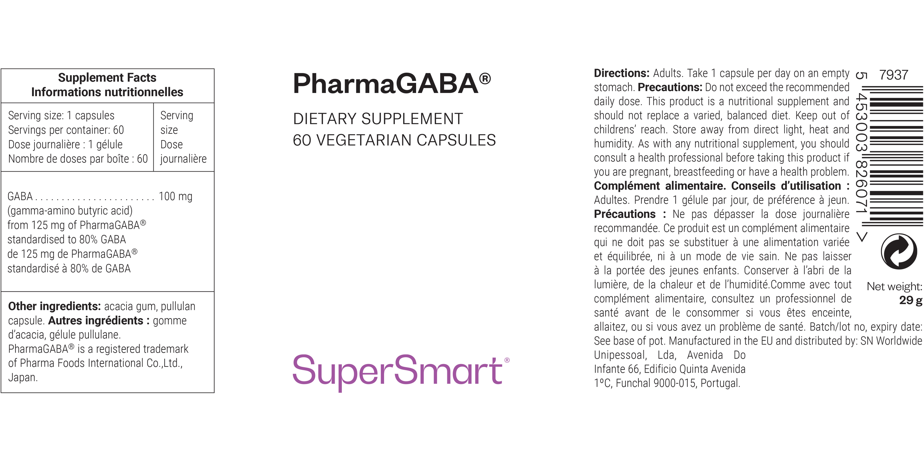 PharmaGABA® Supplement