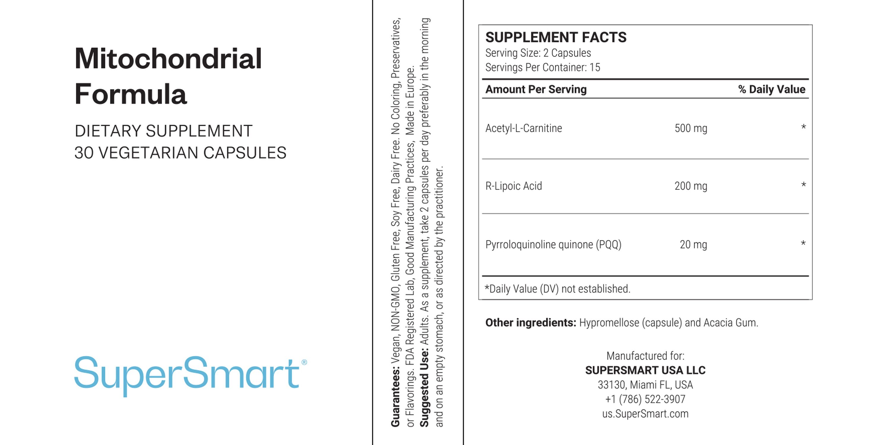 Mitochondrial Formula Supplement