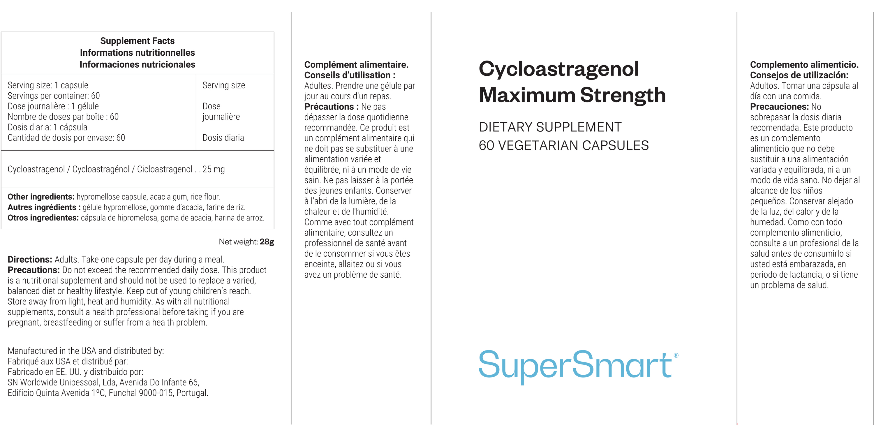 CycloAstragenol Maximum Strength Supplement