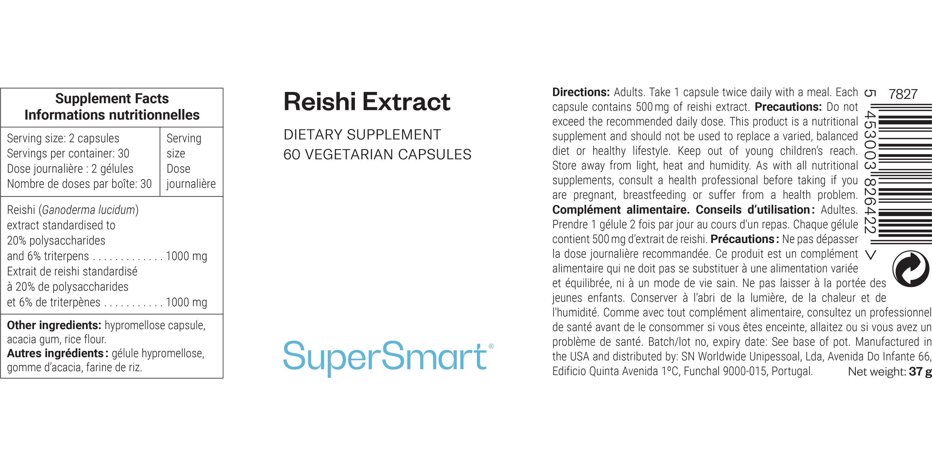 Reishi Extract Supplement 
