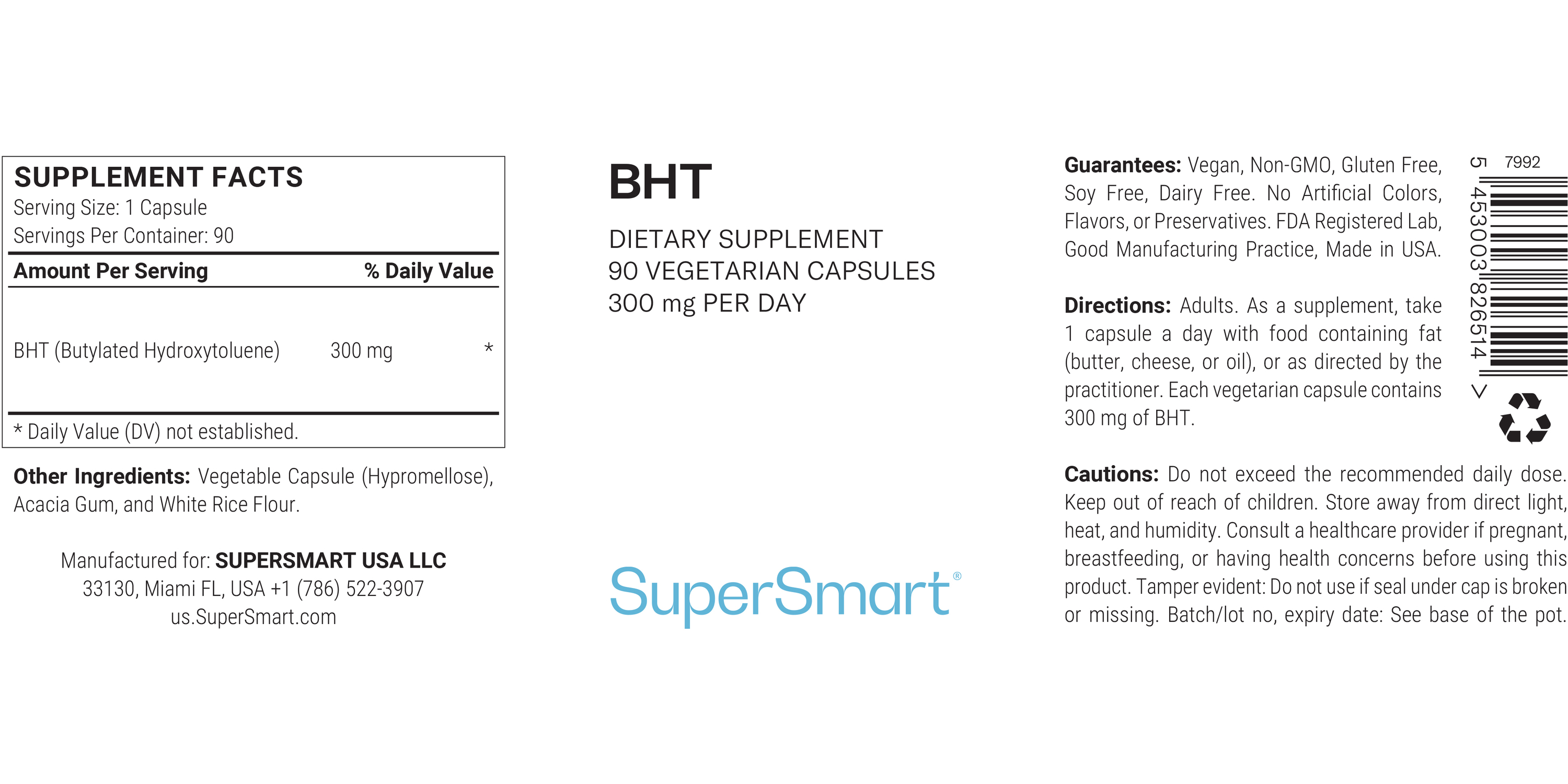 BHT Supplement