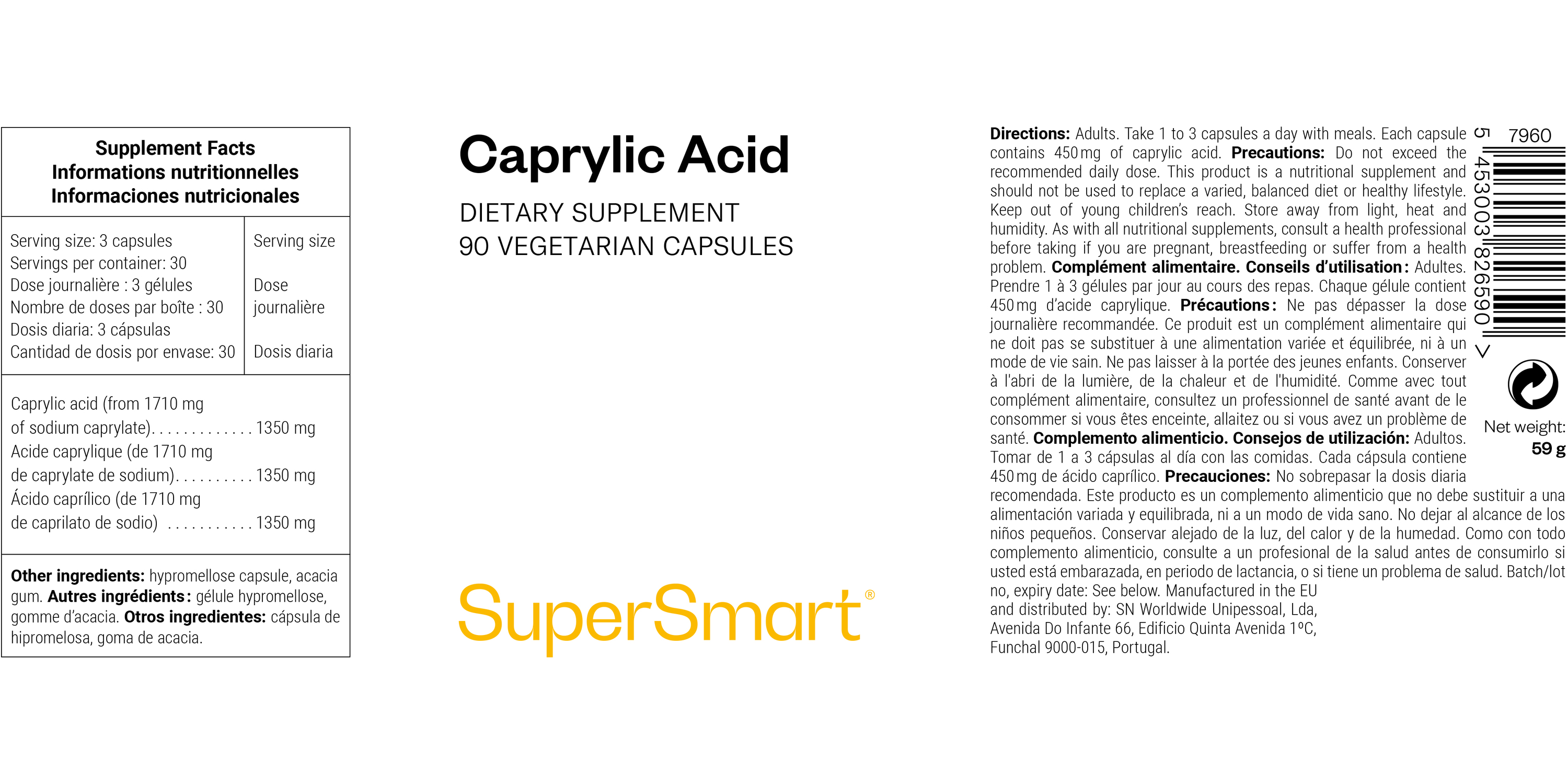 Caprylic Acid Supplement