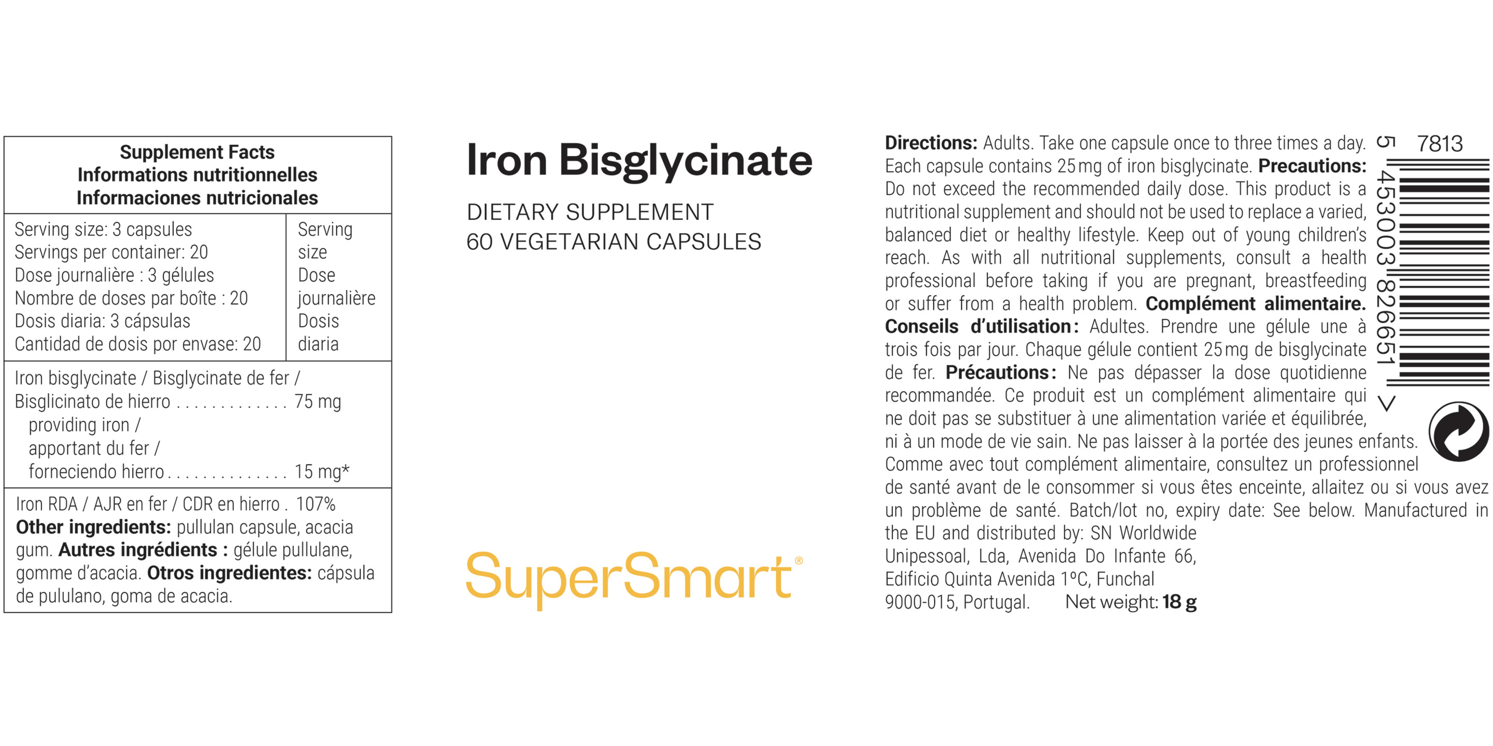 Iron Bisglycinate Supplement