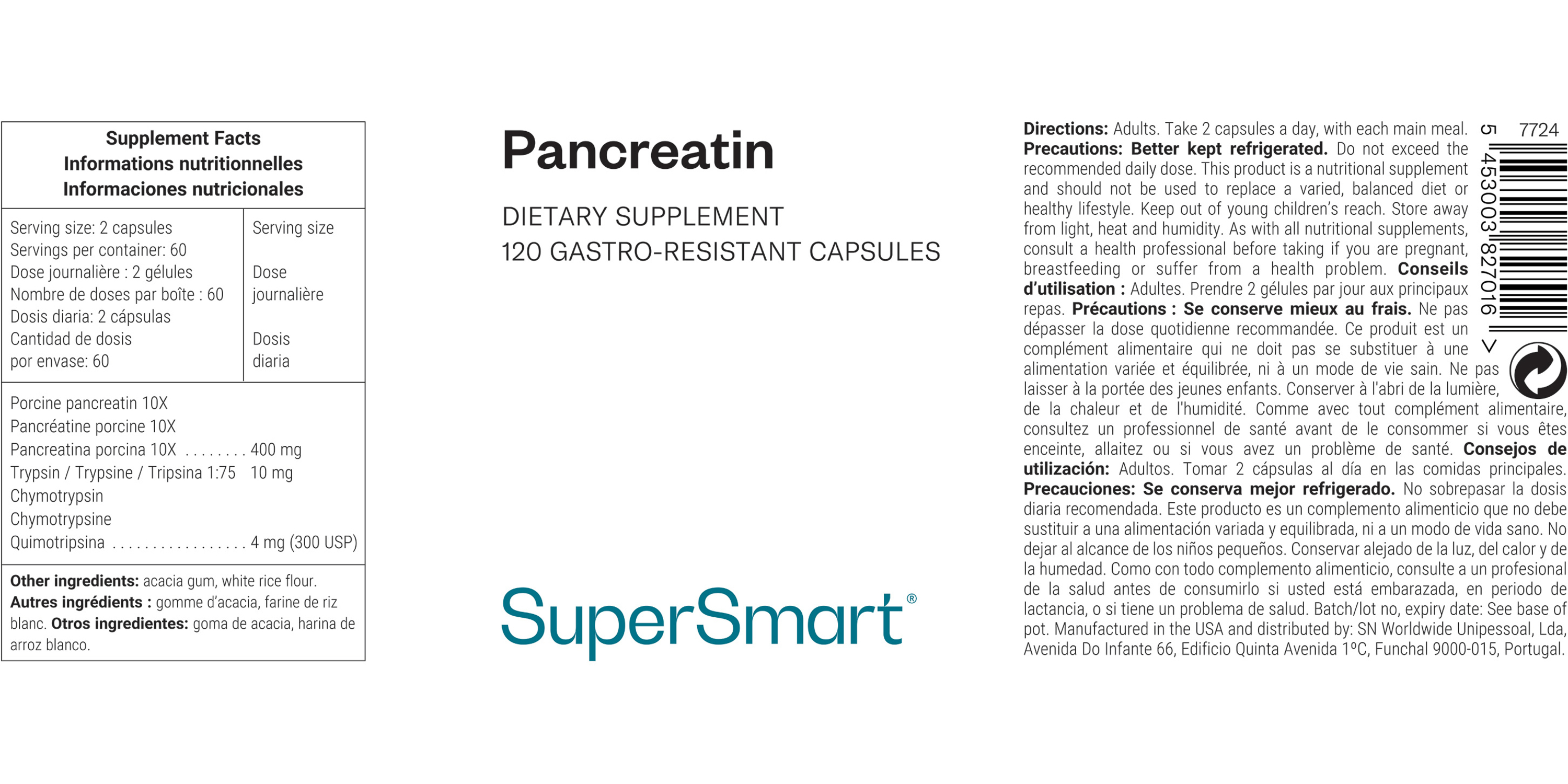 Pancreatin 10X Supplement 