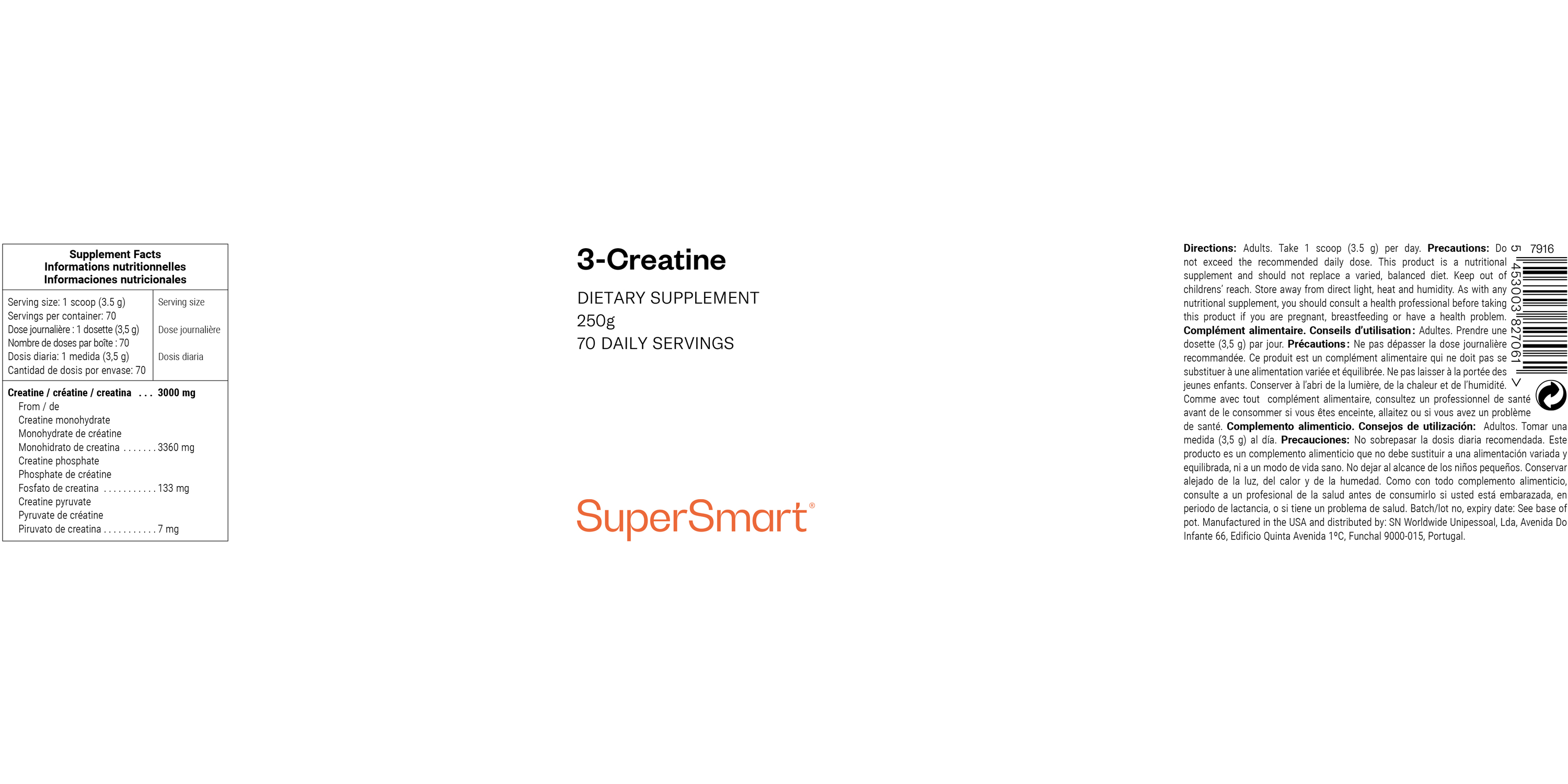 3-Creatine Supplement