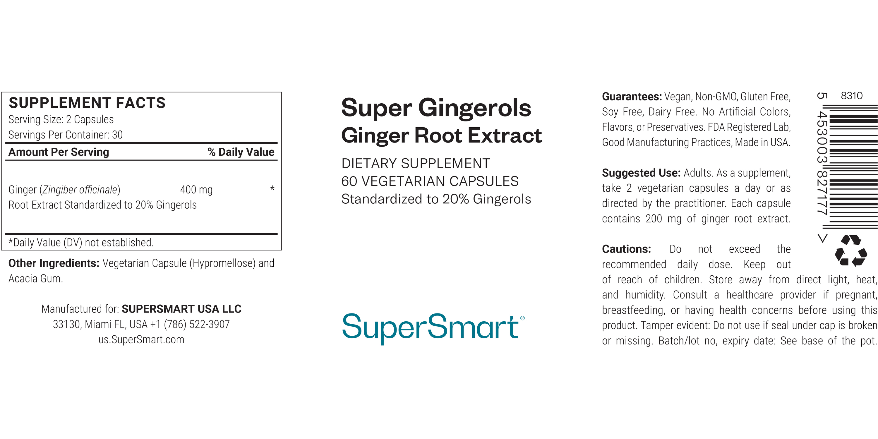 Super Gingerols Supplement