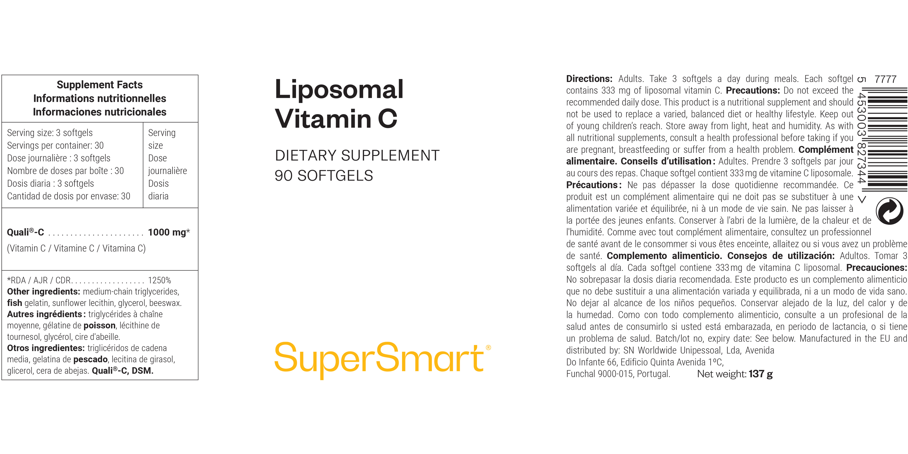 Liposomal Vitamin C Supplement