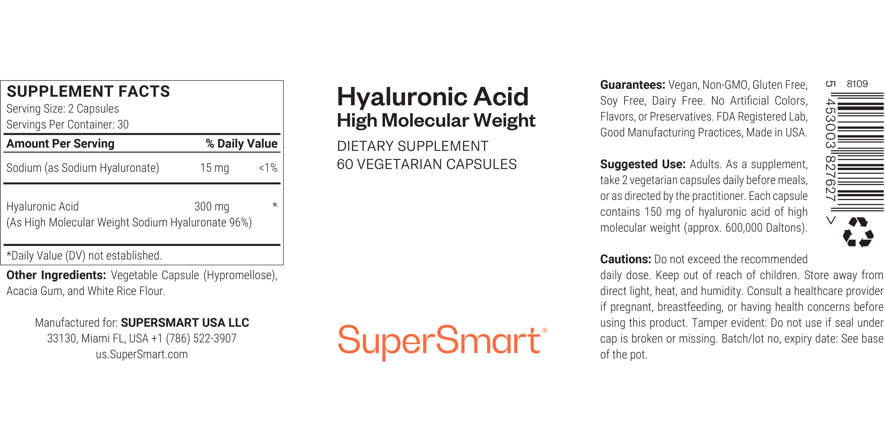 Hyaluronic Acid Supplement