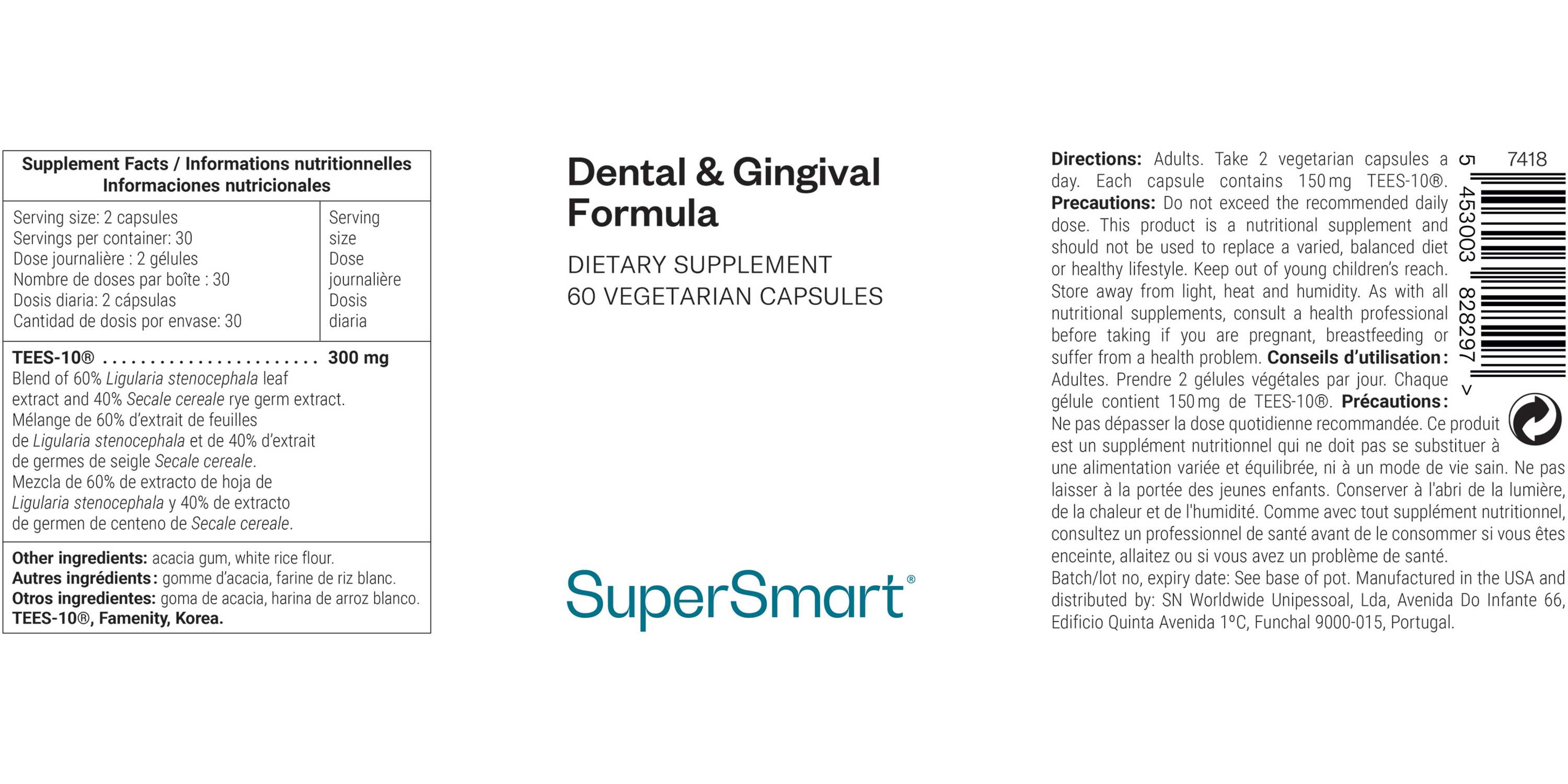 Natural support for gum comfort and oral wellness*
