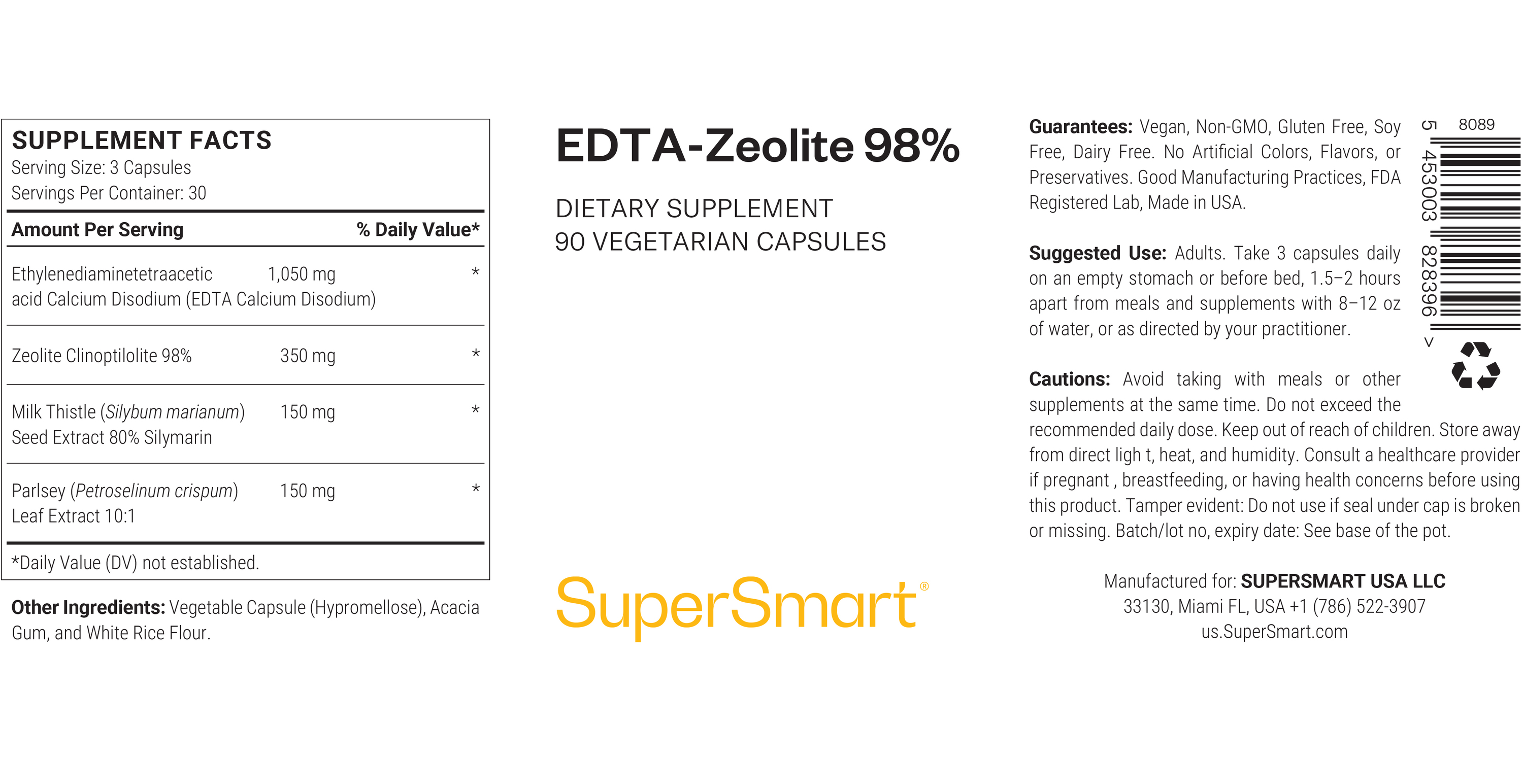 EDTA-Zeolite 98% Supplement
